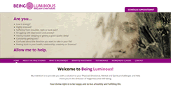 Desktop Screenshot of beingluminous.com